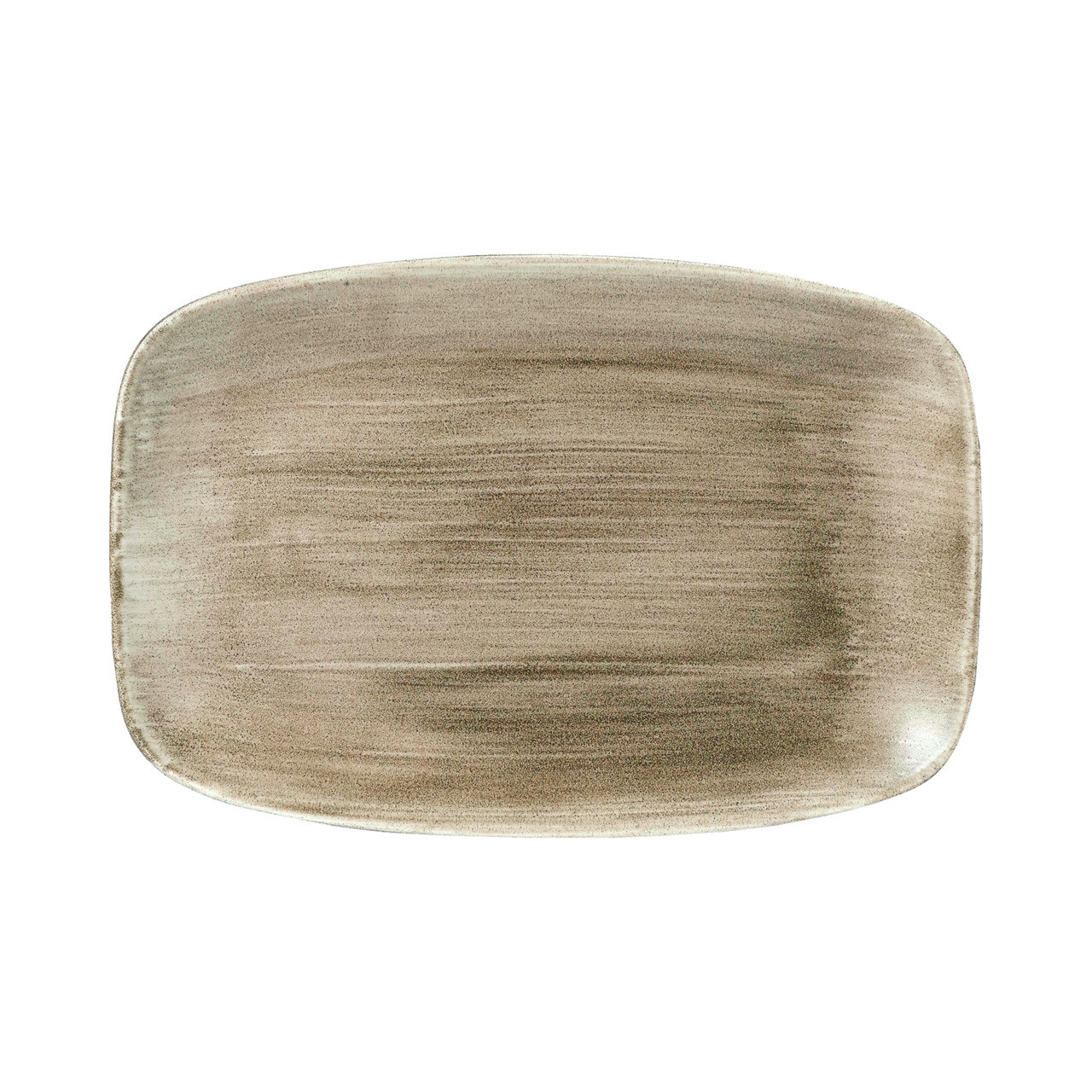 Stonecast Patina, Teller Chefs rechteckig 300 x 199 mm Antique Taupe